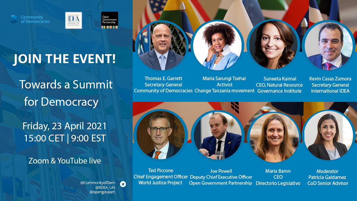 Towards a Summit for Democracy International IDEA